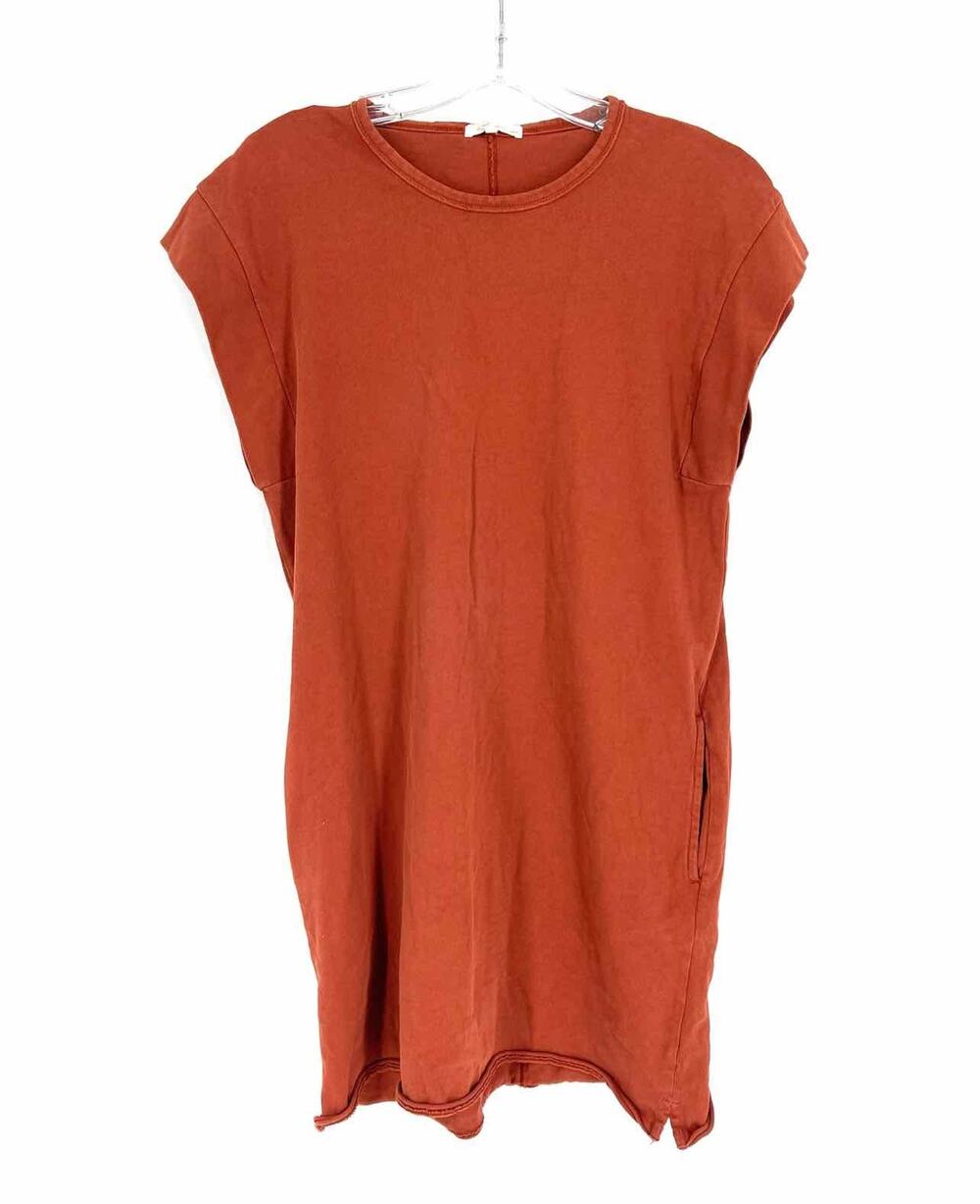 Rag & Bone Size XS Burnt Orange Solid Designer Dress